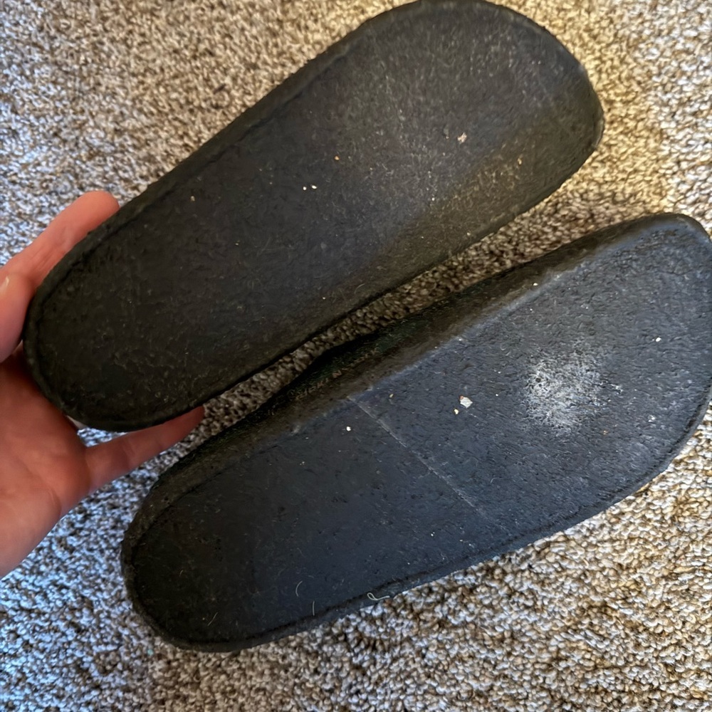 Birkenstock zermatt Plaid Slippers - Green and Black size 37 - Picture 2 of 3